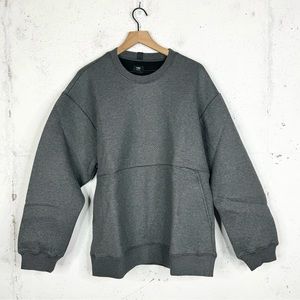 Lagos Lunya Men’s Gray Restore Double Faced Crewneck Sweater Size XL